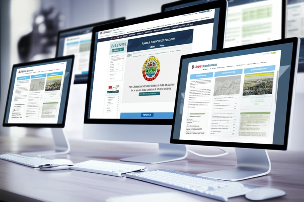 온라인 신청 절차를 나타내는 이미지