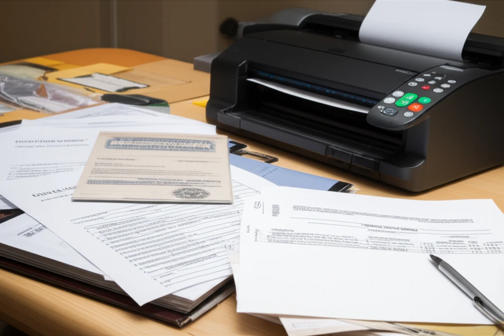 서류 사전 준비 이미지