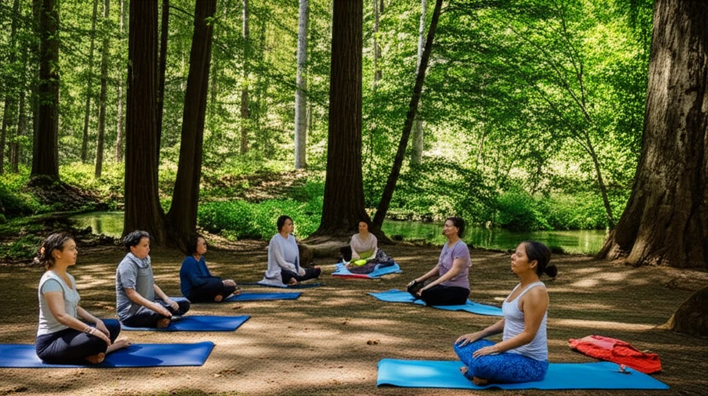 산림복지 체험 활동 이미지