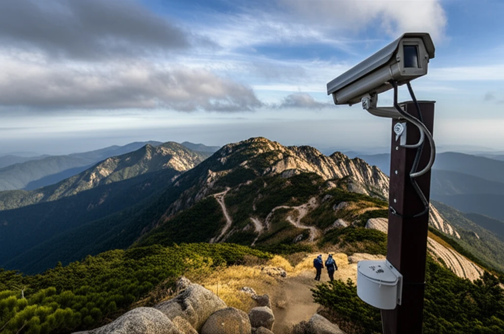 태백산 국립공원 공식 CCTV 화면 예시