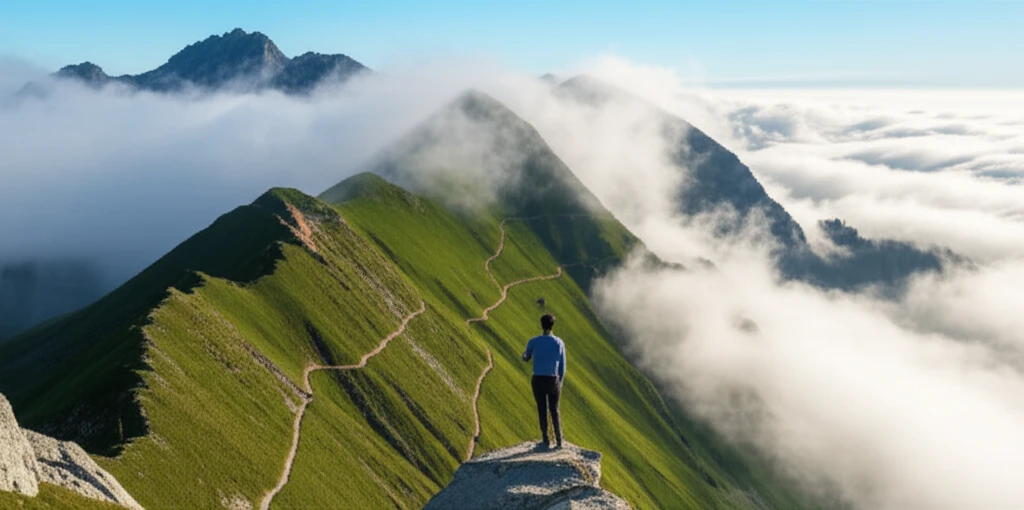 CCTV 화면과 실제 등산로의 차이를 보여주는 이미지